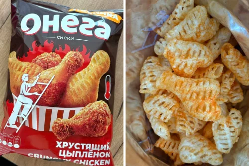 ОНЕГА выпустила снеки в виде ножки цыплёнка